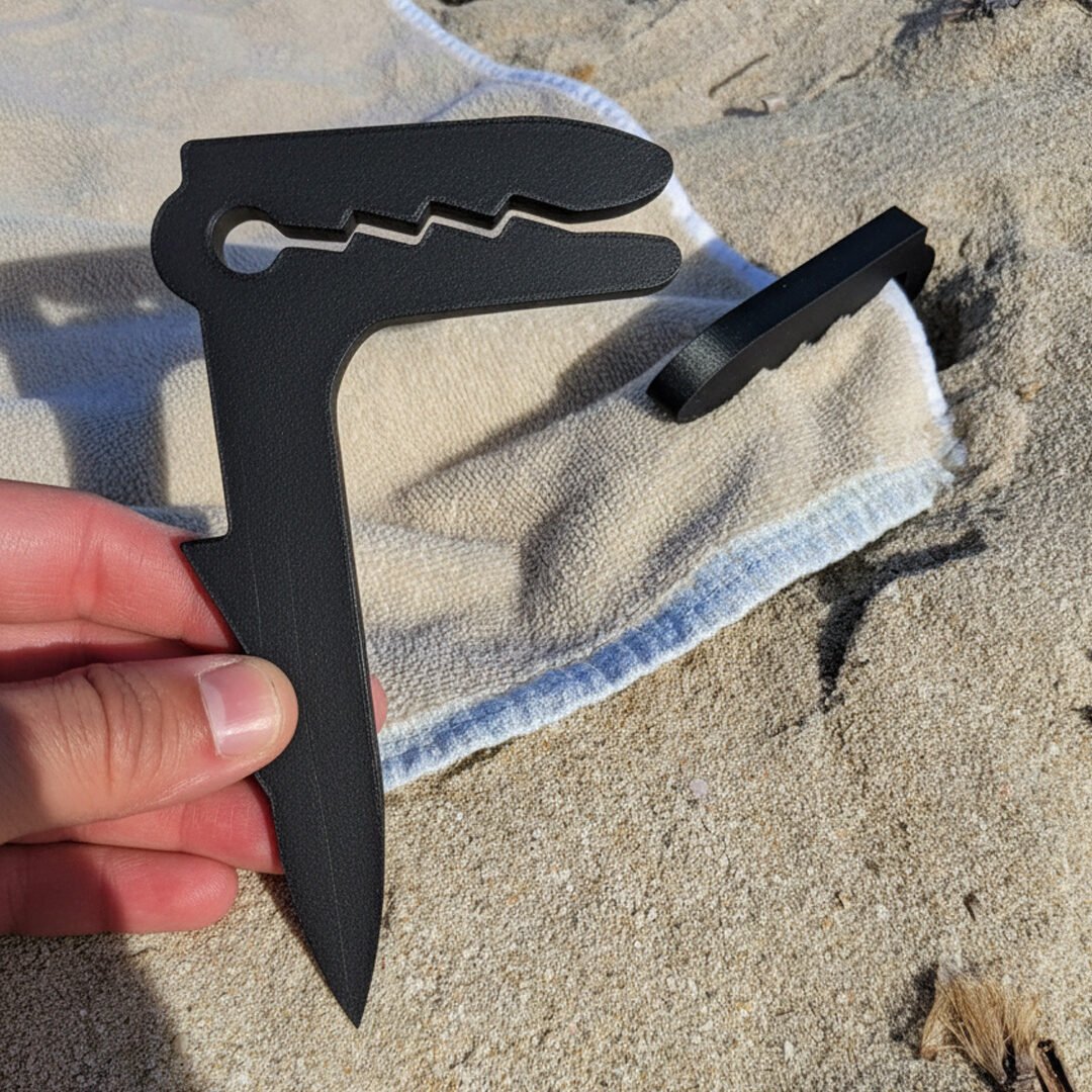 Clip Playa - Sujetador para Toalla y Lona contra el Viento