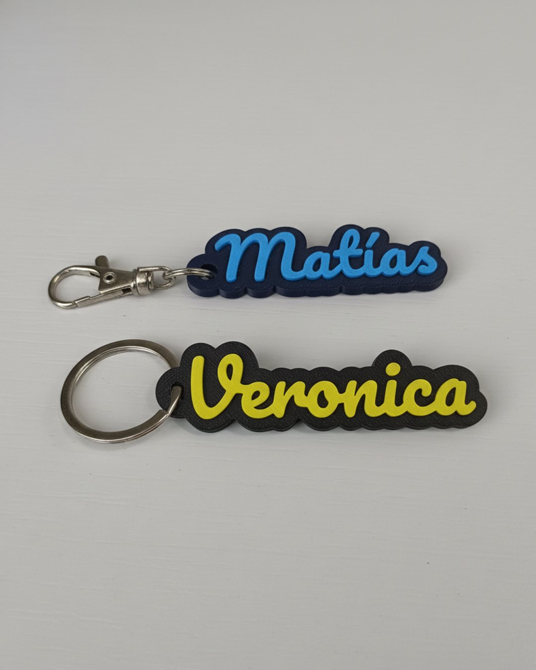 Llaveros con nombre personalizado